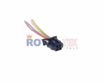 FICHA DE CONEXION ROYALTEK 4 VIAS (CUATRO) SOPORTE TRASERO DE LAMPARAS VOLKSWAGEN TIGUAN / AUDI A4 - VENTA EN PAQUETES DE 5 UNIDADES ---